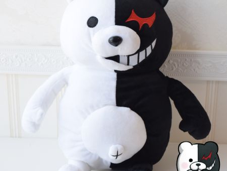 Сувенір плюшева іграшка Монокума 37 см Данганронпа