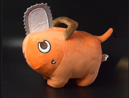 Сувенир плюшевая Игрушка-подушка Почита средний Человек-бензопила Chainsaw Man 25*27см