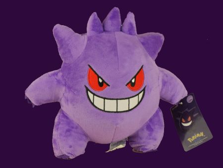 Сувенир плюшевая игрушка Pokemon Gengar Покемон Генгар 25 см