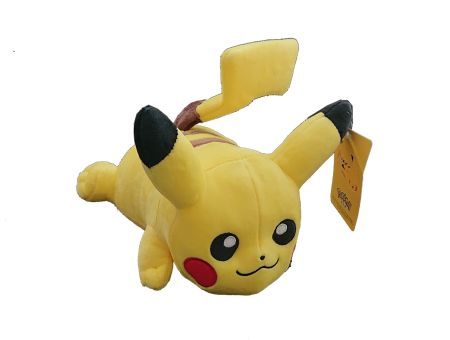 Сувенир плюшевая игрушка Pokemon Покемон Пикачу лежащий 20 см