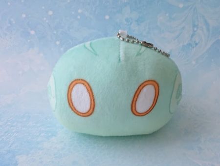 Сувенір плюшева іграшка Анемо міні-Слайм з Геншин Імпакт Genshin Impact , 10*8см 