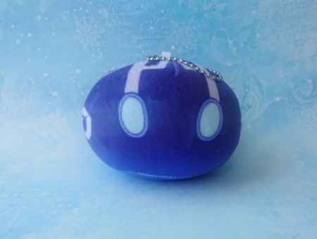 Сувенір плюшева іграшка Електро міні-Слайм з Геншин Імпакт Genshin Impact , 10*8см 