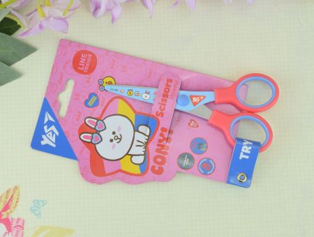 Ножиці Line friends, 13см з принтом на лезі 480429