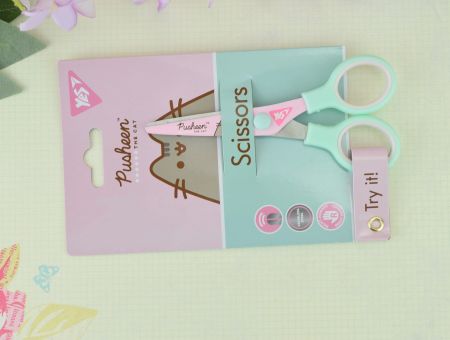 Ножиці Pusheen, 13см з принтом на лезі 480410