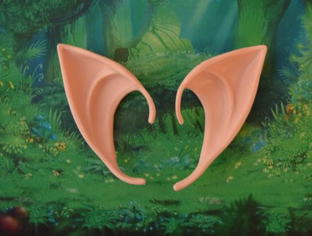 Вушка Ельфійські розмір 4,5*10 см колір тілесний рожевий