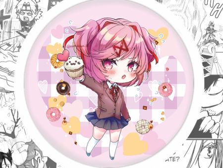 Магніт Нацукі Doki Doki Literature Club! М-58-002669