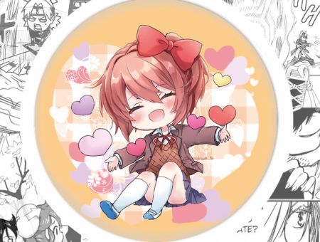 Магніт Саєрі Doki Doki Literature Club! М-58-002671