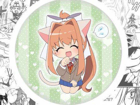 Магніт Моніка Doki Doki Literature Club! М-58-002686