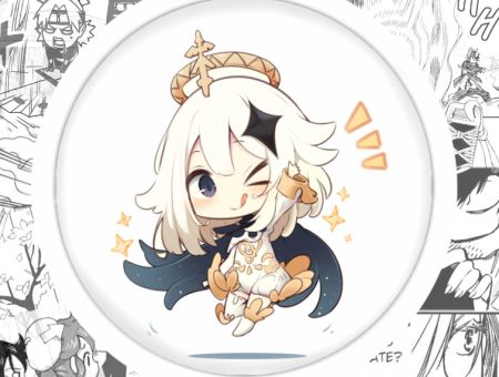 Магніт Геншин Імпакт Паймон Genshin Impact М-58-001962