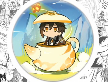 Магніт Геншин Імпакт Будиночок Чжун Лі Genshin Impact М-58-002304