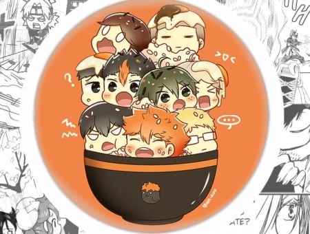 Магніт Haikyuu!! Волейбол!! Карасуно-пирог М-58-002373