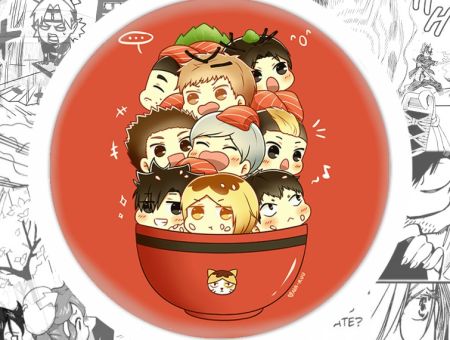 Магніт Haikyuu!! Волейбол!! Некома-Теккадон М-58-002374