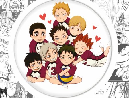 Магніт Haikyuu!! Волейбол!! Шираторизава М-58-002379