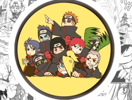 Магніт Naruto Акацукі М-58-002404