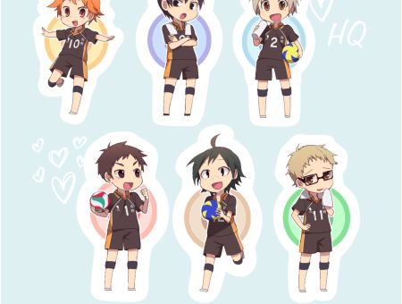 Наліпки №2-004 Волейбол Haikyuu!!