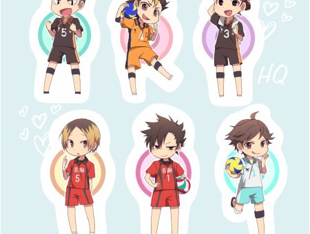 Наліпки №2-005 Волейбол Haikyuu!!