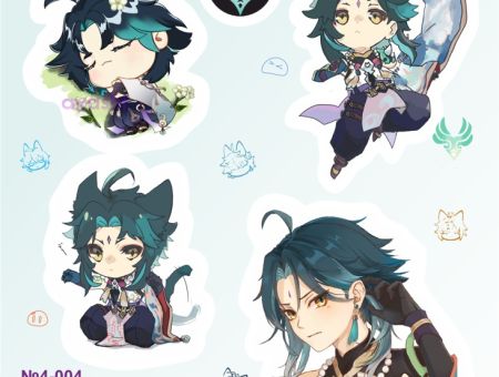 Наліпки Сяо Геншин Імпакт Genshin Impact №4-004