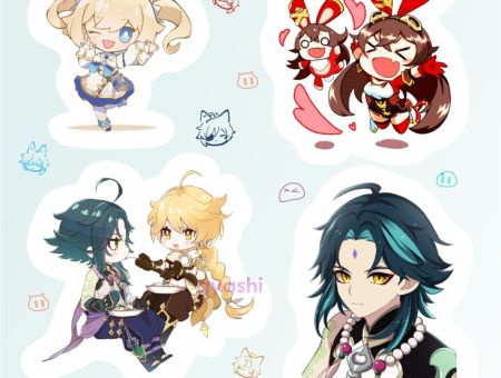 Наліпки Геншин Імпакт Genshin Impact Микс №4-005