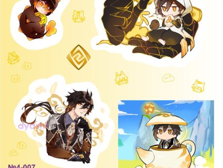 Наліпки Геншин Імпакт Genshin Impact Чжун Лі №4-007