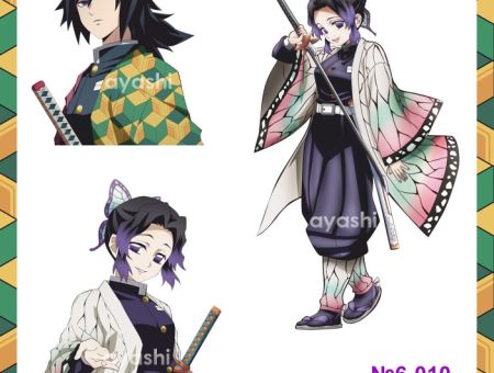 Наліпки Клинок, що розтинає демонів Kimetsu no Yaiba Demon Slayer №6-010