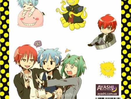 Наклейки  Класс убийц Assassination Classroom №18-001