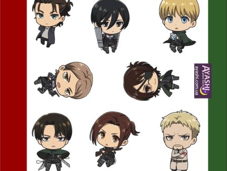 Наклейки Attack on Titan Атака Титанов №9-006