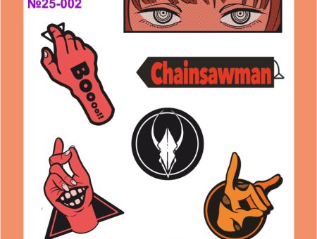 Наклейки Человек-бензопила Chainsaw Man №25-002