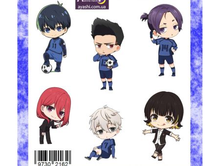 Наклейки Синяя тюрьма Blue Lock №36-004