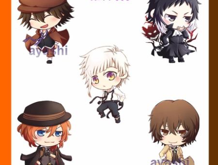 Наліпки Bungo Stray Dogs №14-005