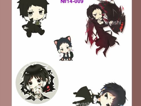 Наклейки Bungo Stray Dogs Акутагава №14-008