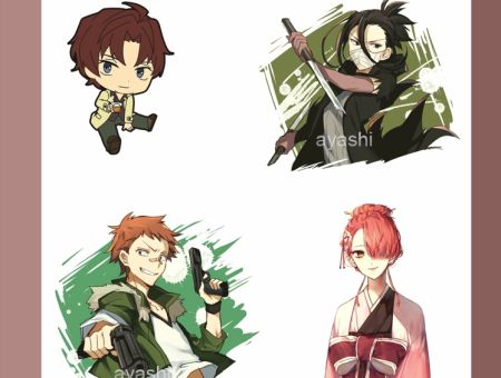 Наклейки Bungo Stray Dogs №14-010