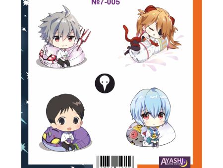 Наліпки Євангеліон Evangelion мікс №7-005