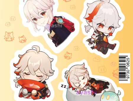 Наліпки Геншин Імпакт Genshin Impact Кадзуха №4-014