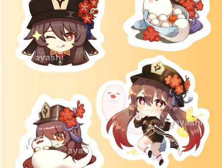 Наліпки Геншин Імпакт Genshin Impact Ху Тао №4-015