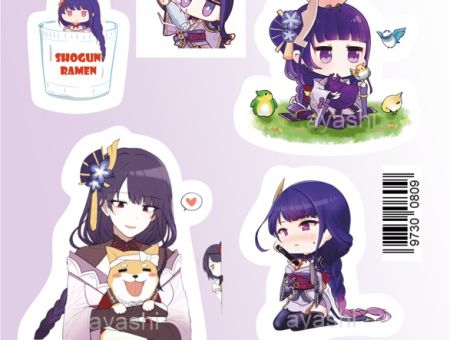 Наліпки Геншин Імпакт Genshin Impact Сьогун Райден №4-022