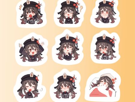 Наліпки Геншин Імпакт Genshin Impact Ху Тао -2 №4-024