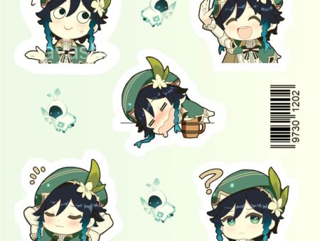 Наліпки Геншин Імпакт Венті Genshin Impact №4-026