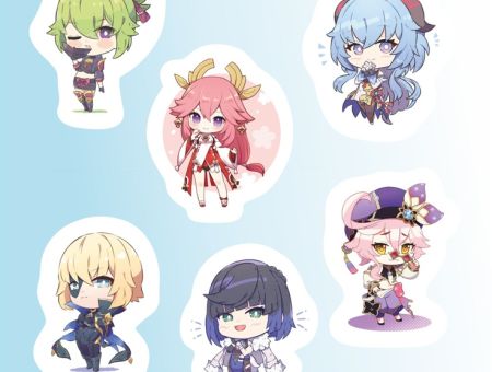 Наліпки Геншин Імпакт Genshin Impact Мікс №4-032