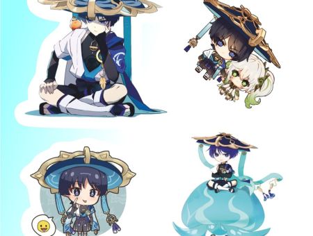 Наліпки Геншин Імпакт Genshin Impact Мікс №4-033