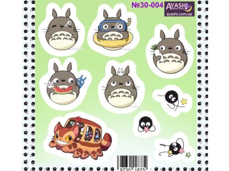 Наліпки Мій сусід Тоторо Tonari no Totoro №30-004