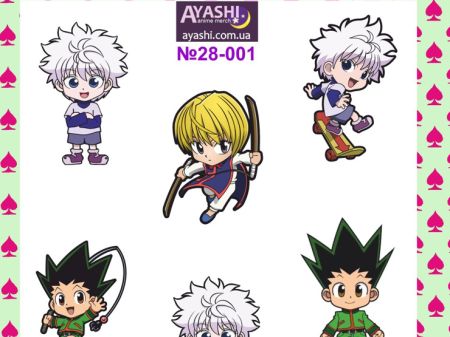 Наклейки Охотник х Охотник  Hunter x Hunter №28-001