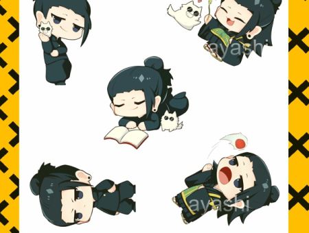 Наклейки Гето Сугуру Магическая Битва Jujutsu Kaisen №19-004