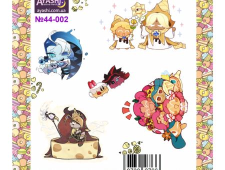 Наліпки Кукі ран Cookie run №44-002