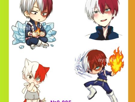 Наклейки Моя геройская академия Boku no Hero Academia Шото Тодороки №8-005