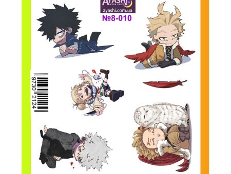Наклейки Моя геройская академия Boku no Hero Academia №8-010