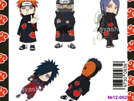 Наліпки Наруто Naruto №12-002