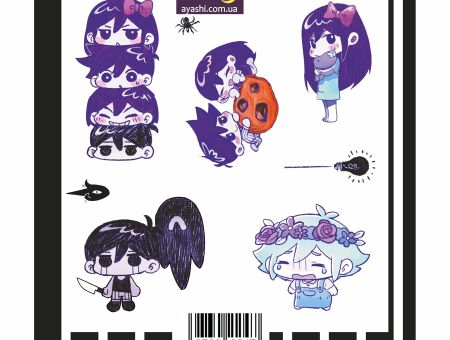 Наклейки Омори OMORI №37-002