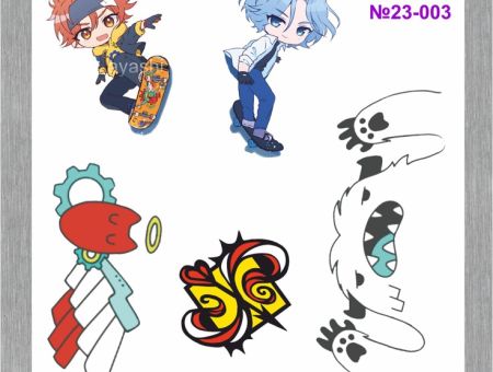 Наліпки SK8 the Infinity Скейт нескінченність №23-003