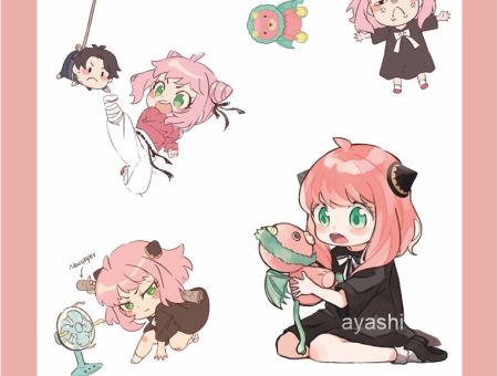 Наклейки Spy x Family Семья шпиона Аня №26-002