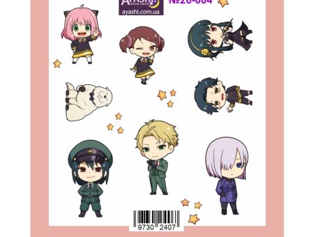 Наліпки Сім'я шпигуна Spy x Family №26-004